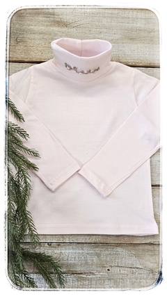 Polera rococo rosa