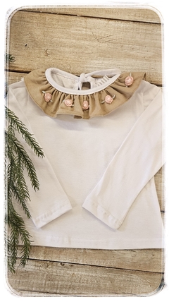Remera payasito beige