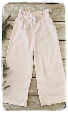 Pantalón wide leg Ema corderoy rosa bb