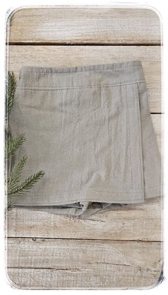Pollera pantalón tusor - comprar online