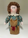 Boneca de pano base Mulher com Gato
