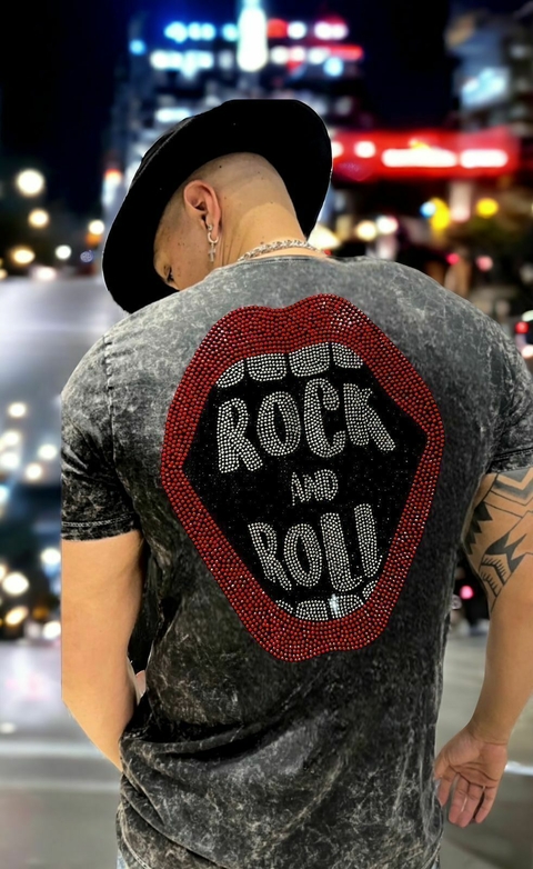 T-shirt Marmorizada Boca Rock Masc - comprar online