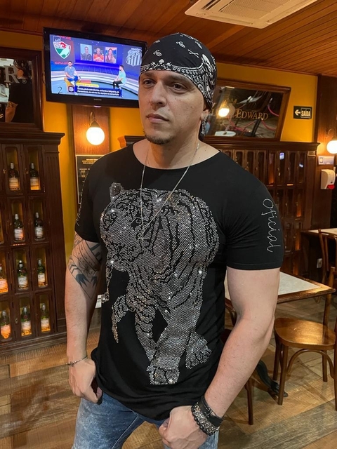 T-shirt Long Tiger - comprar online