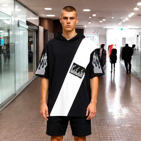 Max Blusão strass fogo - comprar online