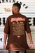 Camiseta HOLYCLUB Unissex Marrom/Off White na internet