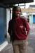 Camiseta Jesus Runs Unissex Marsala - loja online