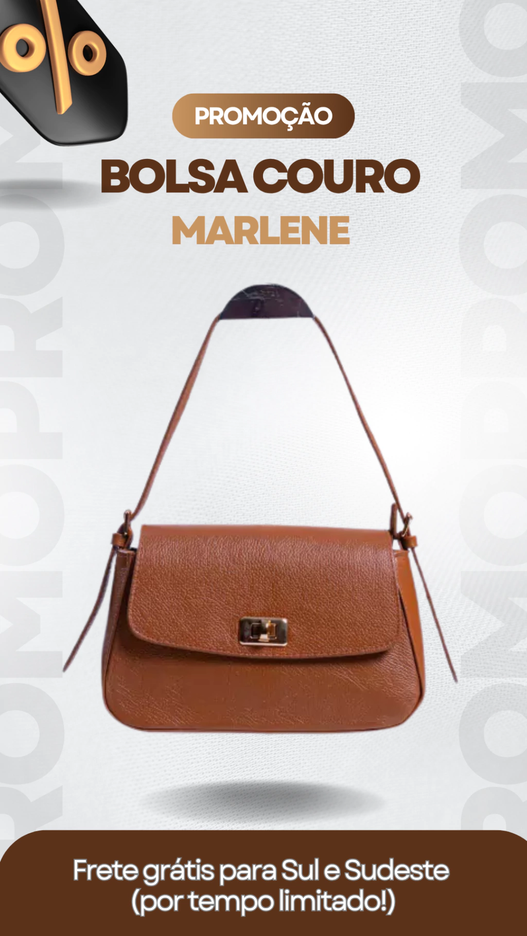 Bolsa Couro Marlene - Estilo e Sofisticação