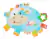 Trapito De Apego Animales Mantas Apego Para Bebes 28cm Mca