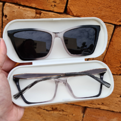BA1405 - OCULOS CLIP-ON JADE PRETO COM DEGRADE TRANSPARENTE na internet