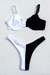 Mykonos - Duo Color Preto e Branco - BRINE SOUL