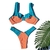 Arpoador Lurex Bicolor