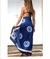 Saia Transpassada Olho Grego Azul