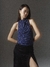 Top bordado - azul - buy online