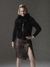 Pollera organza Emilita - negro - online store