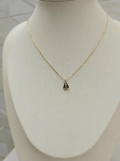 Pingente Nossa Senhora Aparecida em Ouro 18K e zircônias - Joias Gabriela Aiex - CNPJ 11.548.271.0001-00