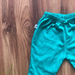 Pantalón jersey "Verde" con puño cubre pie. - AI.LEMA INDUMENTARIA