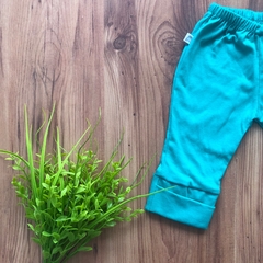 Pantalón jersey "Verde" con puño cubre pie. - tienda online