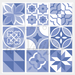 AZULEJOS SKY X 6 UNIDADES