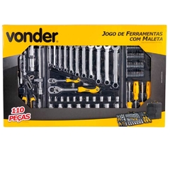 Jogo De Ferramentas Com 110 Peças Vonder - Cromado na internet