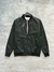 Campera BOMBER engomada negra
