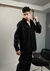 Camisaco liso negro en internet