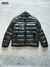 Campera puffer encuerada LR negro