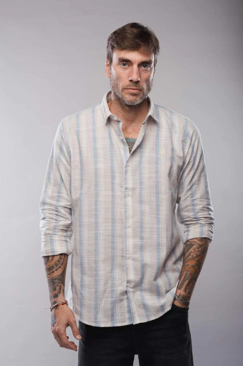 Camisa de lino Cod3BB