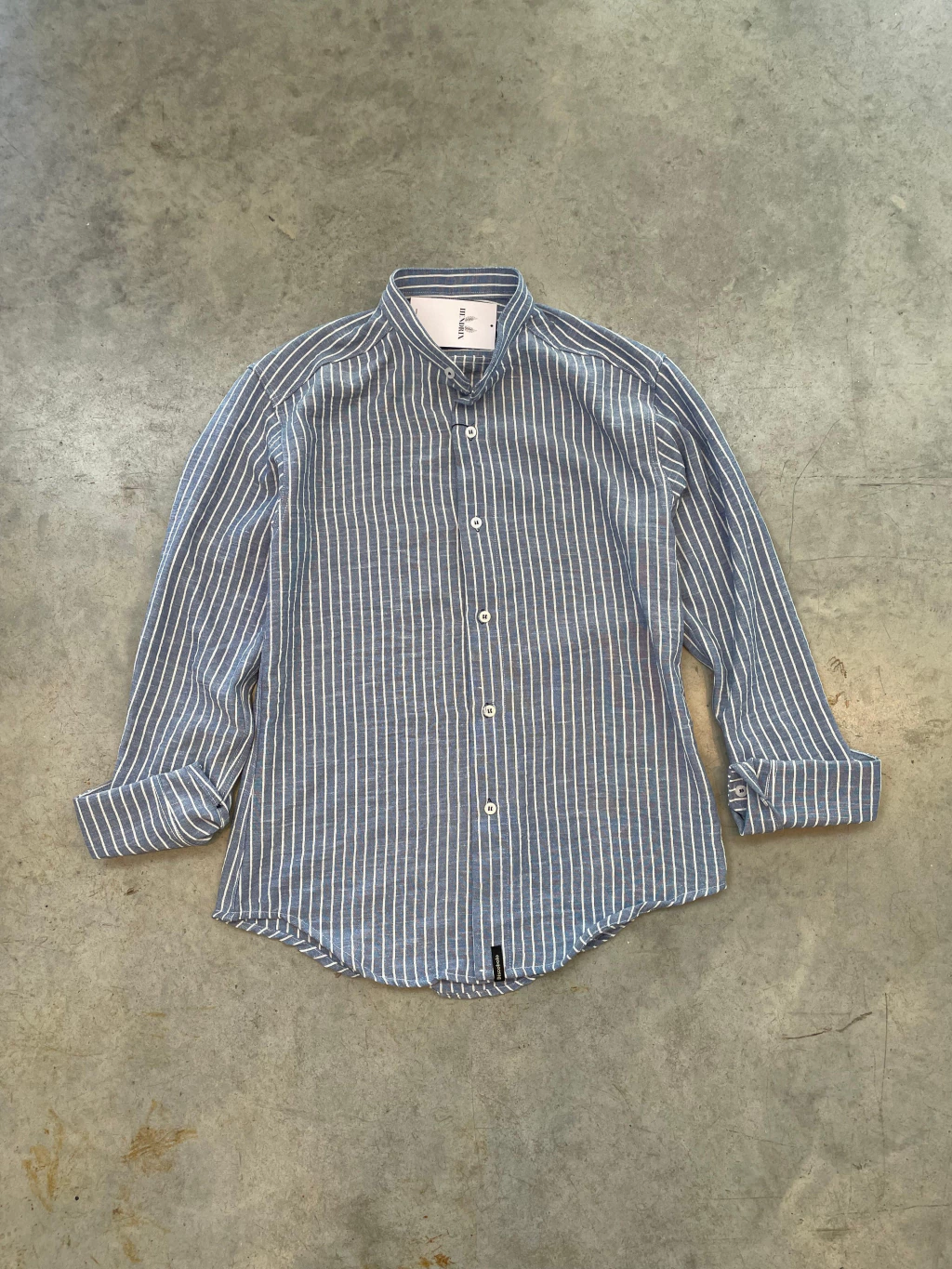 Camisa lino mao rayada Cod1001