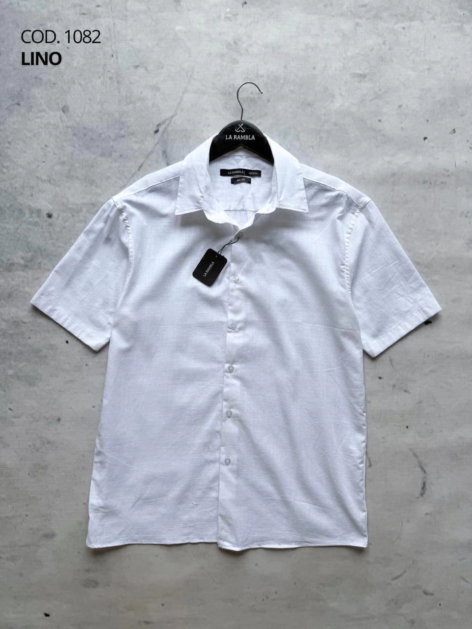 Camisa m/c lino LR