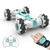 Carro controle remoto S-012 RC dublê c/ relógio e gesto sensor de movimentos elétrico 2.4ghz 4wd rotação . - comprar online