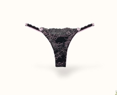 CONJUNTO TRIANGULO ROSA BULGARO Y NEGRO (LIMSTT56)(LIMMIC56) - tienda online