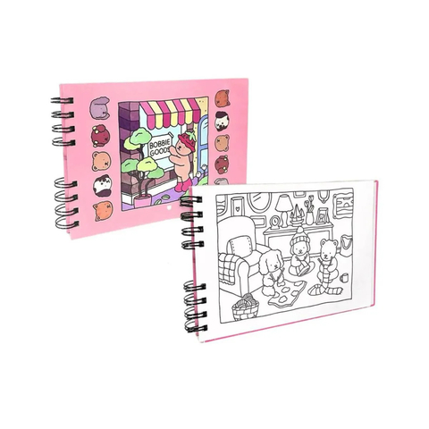 Livro de colorir Bobbie Goods espiral