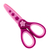 Tesoura escolar plástica rosa - Molin
