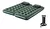 Combo 2 Colchones inflables Klimber 14719 1 Plaza + Almohadas + Inflador