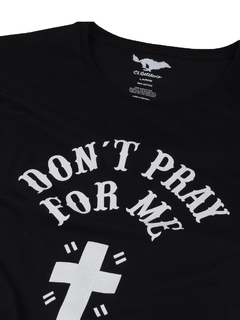 Remera Prayers Negra - comprar online