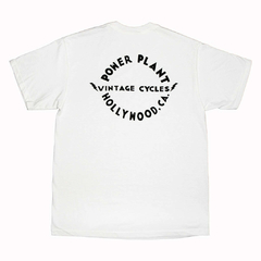 Remera Powerplant Vintage Cycles Blanca - comprar online