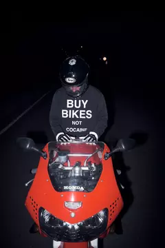 Remera SRT Double Knit Jersey Negra