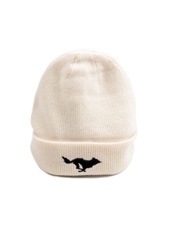 Beanie Cashmere Crema - comprar online