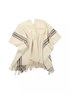 Poncho Tradicional Blanco