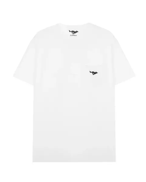 Remera ES-1 Blanca con Bolsillo