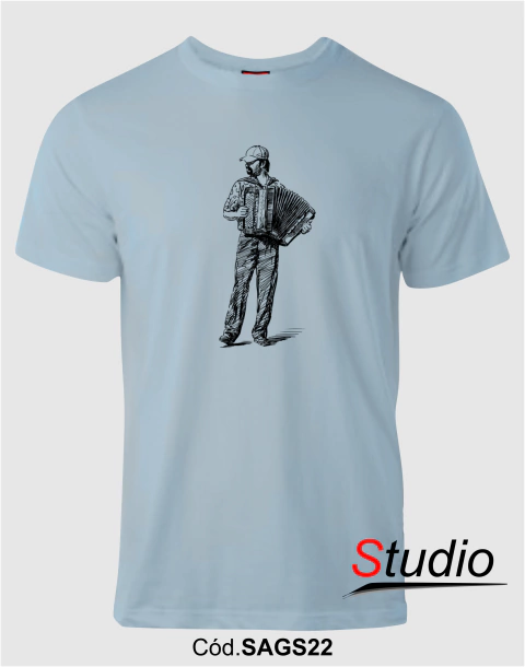 Camiseta Acordeon, Gaita, Sanfona SAGS22