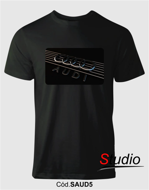 Camiseta Audi SAUD5 - Cor Preta