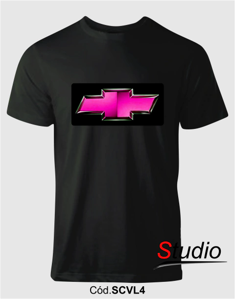 Camiseta Chevrolet SCVL4 - Cor Preta