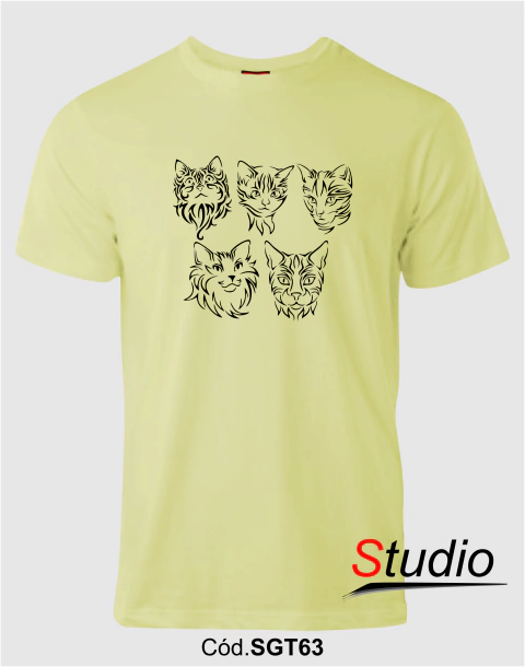 Camiseta Gato SGT63
