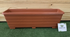 Kit com 3 unidades Floreira Jardineira 50 cm x 17 cm Goyama - comprar online