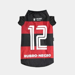 Camisa oficial pet torcedor para cachorros Flamengo