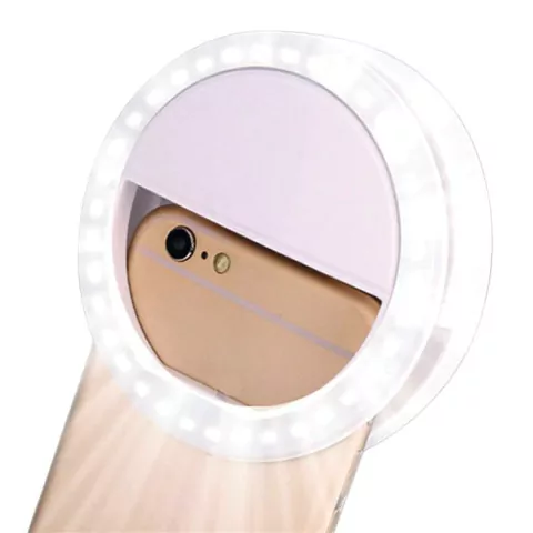 Aro De Luz Led Celular Selfie Recargable Usb Ring Light