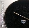Fresa conica azul