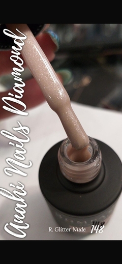 148/ Rubber Base Glitter Nude
