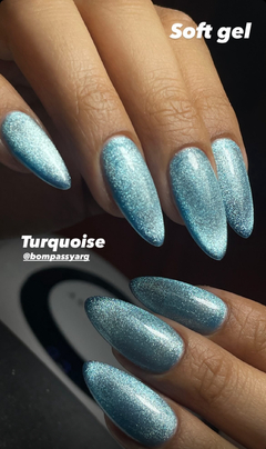 B5117 / Turquoise Cat eyes - comprar online